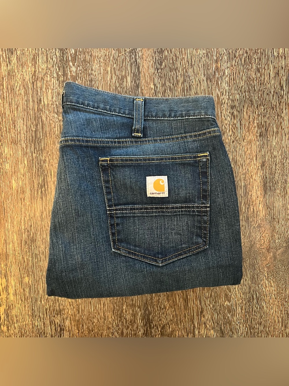 NWT Carhartt Men’s 38 x 30 Rugged Flex Relaxed Fit Denim Jeans